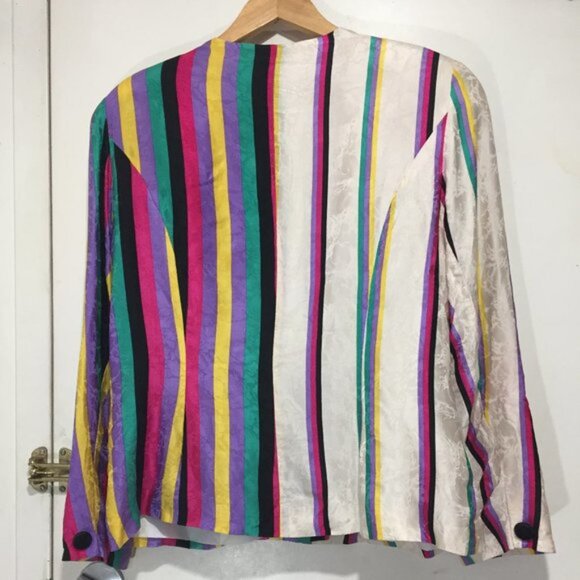 VINTAGE ENCORE STRIPE BLAZERS SIZE 16 - Picture 6 of 6